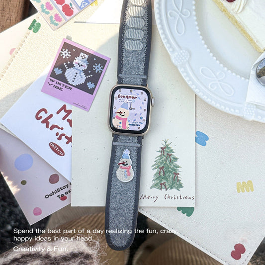 Soft Cozy Double-Layer Wool Watch Band for Apple Watch