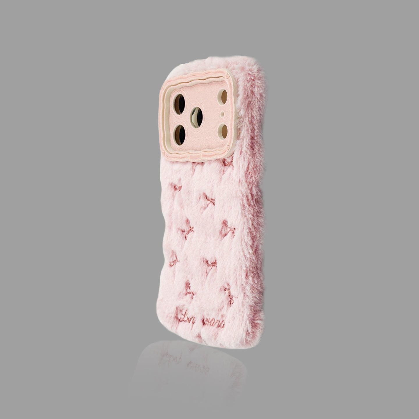 Cozy Fluffy Animal-Themed iPhone Case
