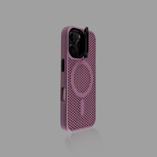 Breathable Heat-Dissipating Honeycomb Magnetic iPhone Case