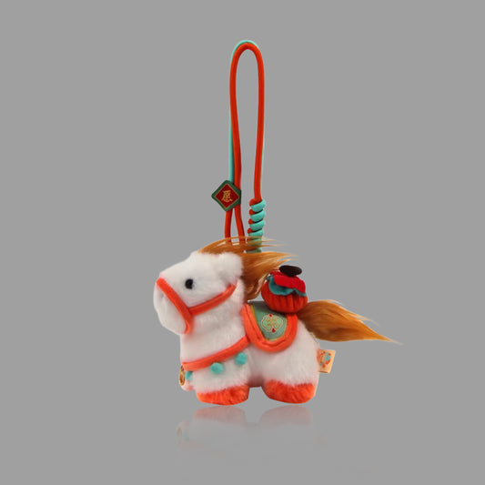午年マスコットぬいぐるみペンダント(幸運と富)