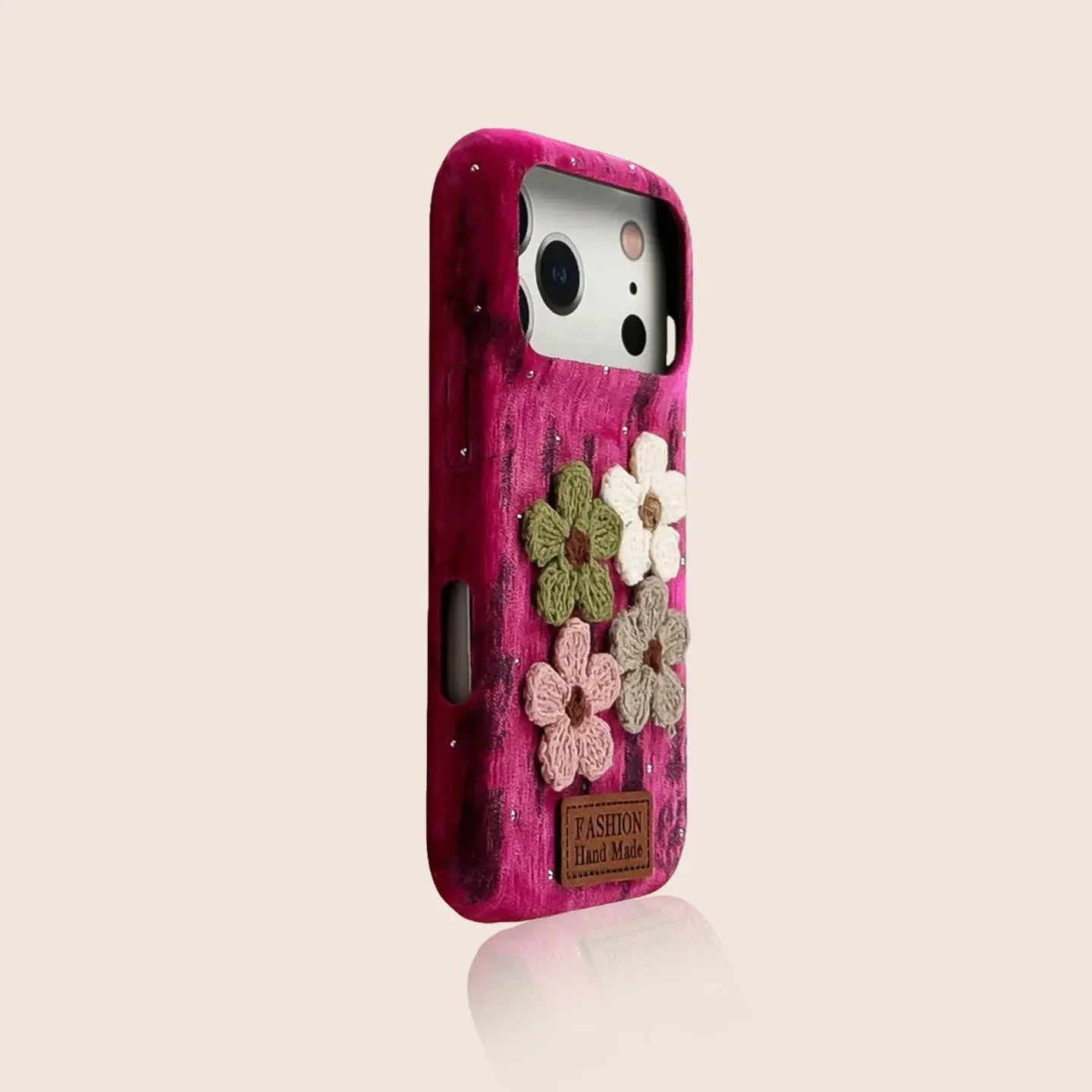 Cute Crochet Flower Design iPhone Case SEACASE