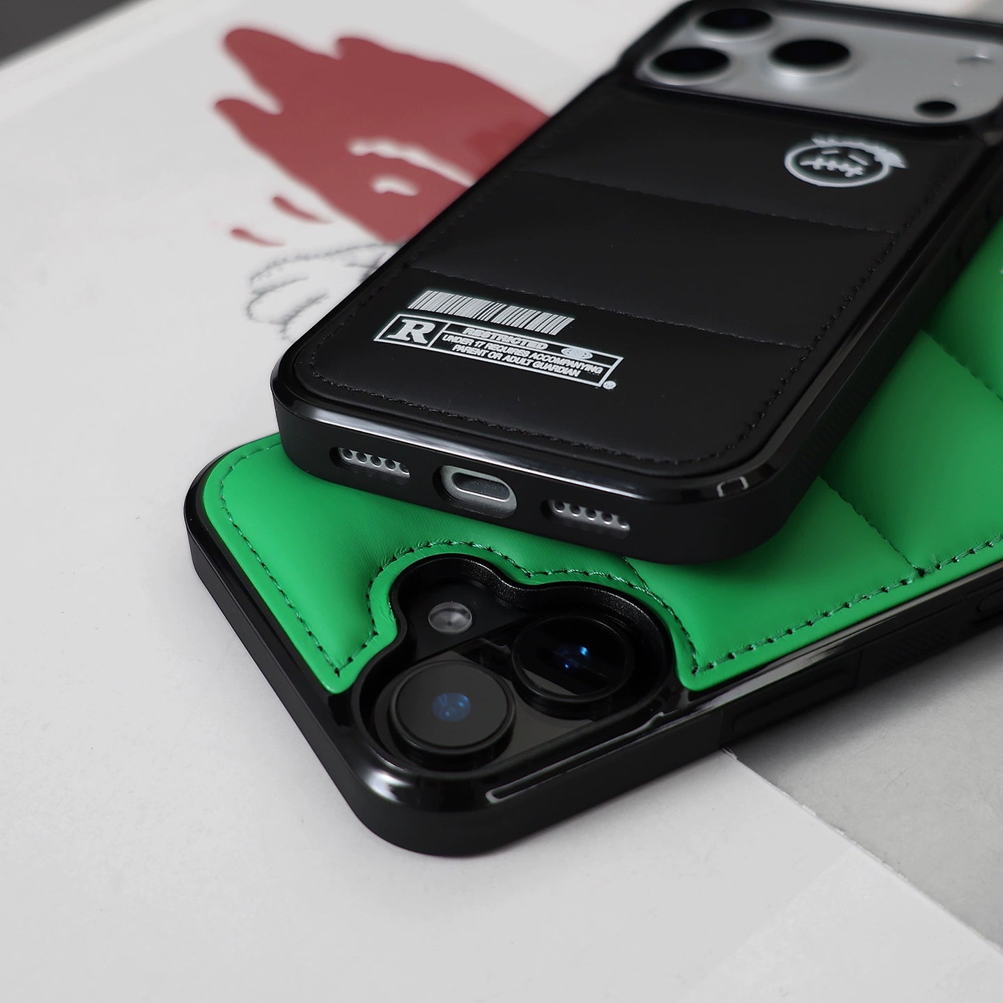 Down Jacket-Inspired Couple's iPhone Case