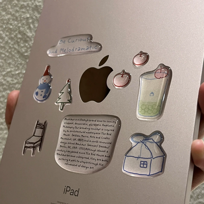 Cute 3D Jelly Epoxy Stickers, Ins Style Raised Decals for iPad, Phone, Laptop & Journal Decor
