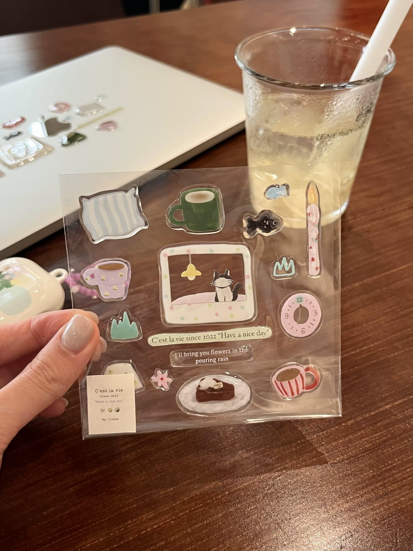 Cute 3D Jelly Epoxy Stickers, Ins Style Raised Decals for iPad, Phone, Laptop & Journal Decor