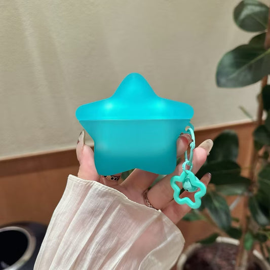 フロストスターAirPodsケース（お揃いのスターチャーム付き）