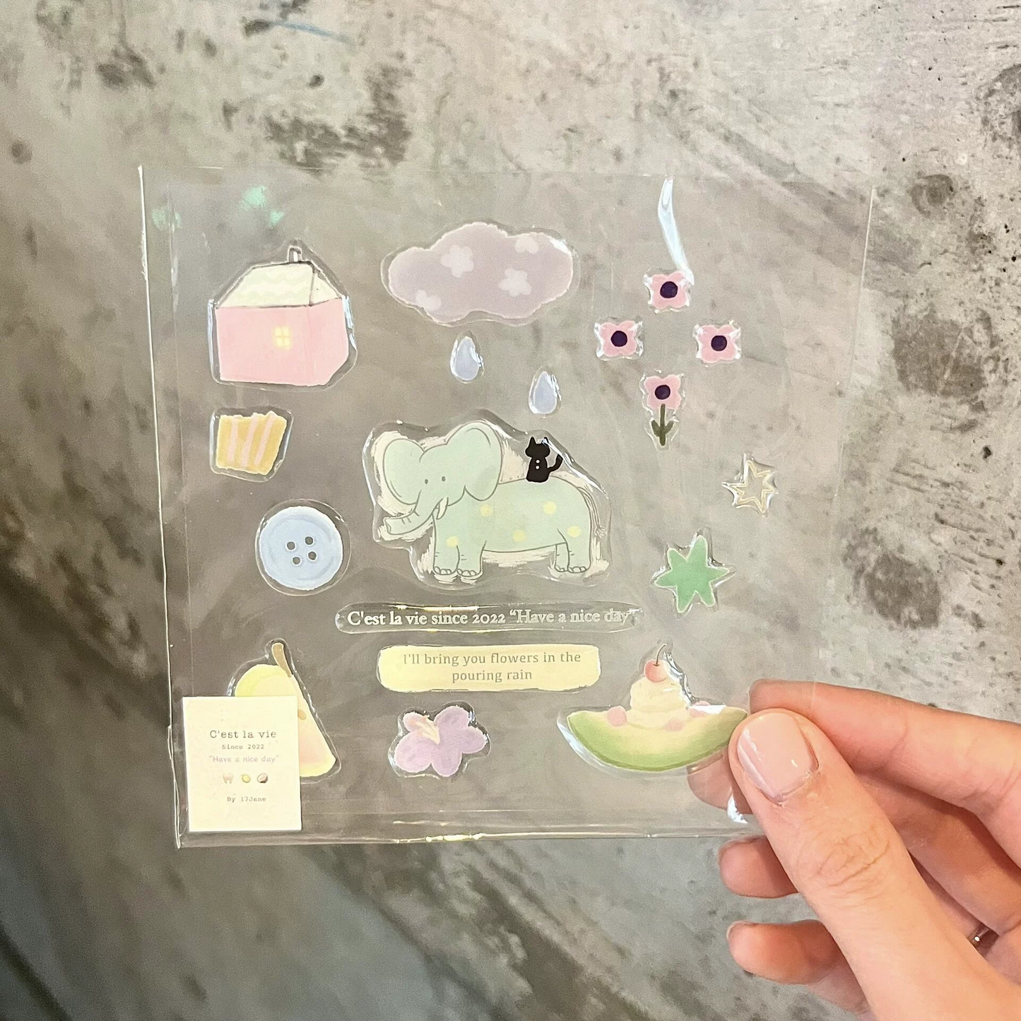 Cute 3D Jelly Epoxy Stickers, Ins Style Raised Decals for iPad, Phone, Laptop & Journal Decor