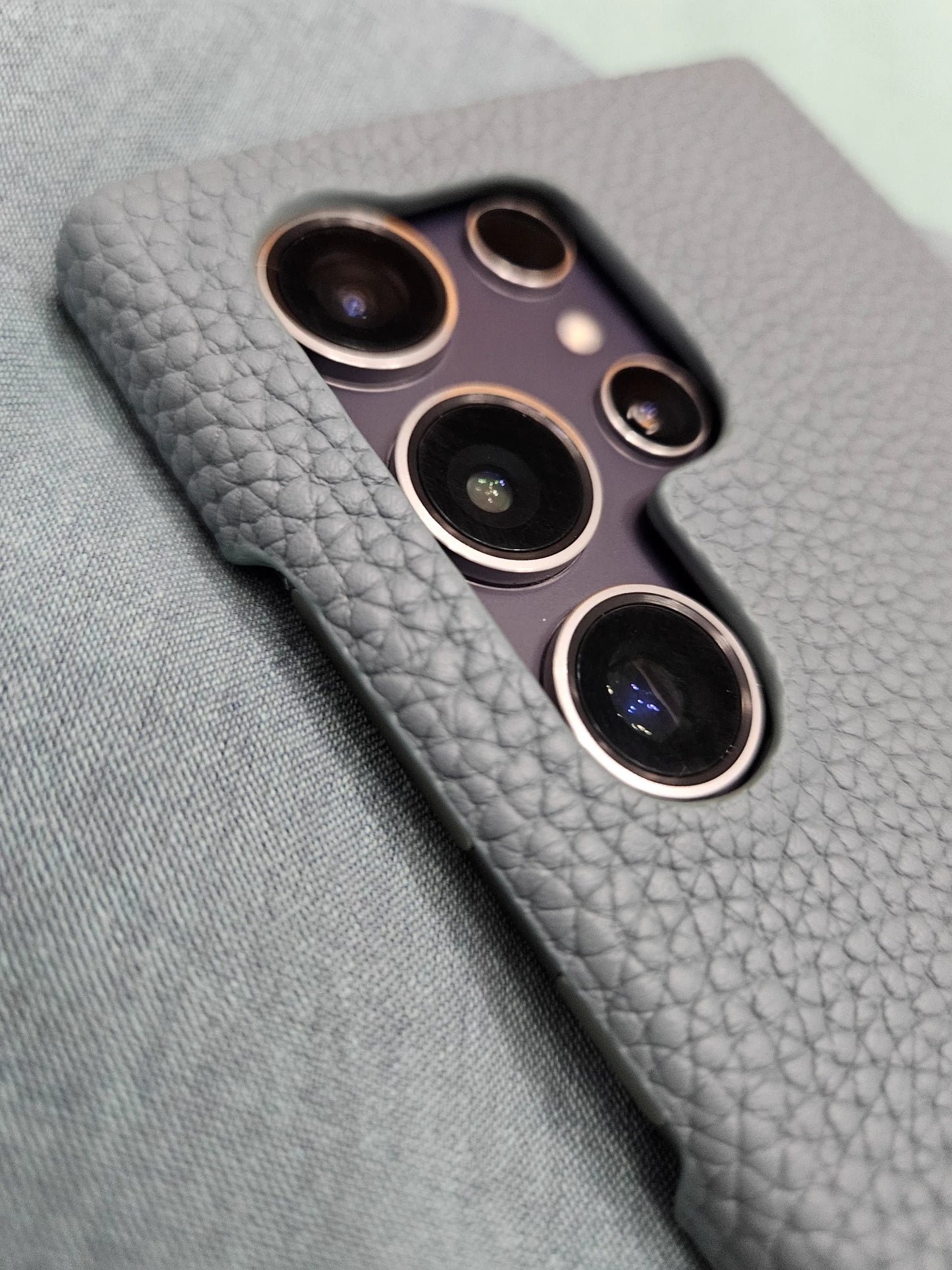 Premium Leather Phone Case for Samsung S Series 我的商店