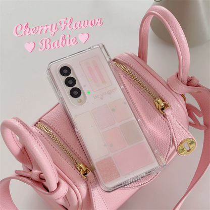 Galaxy Z Fold Protective Case - Eyeshadow Palette Inspired Design
