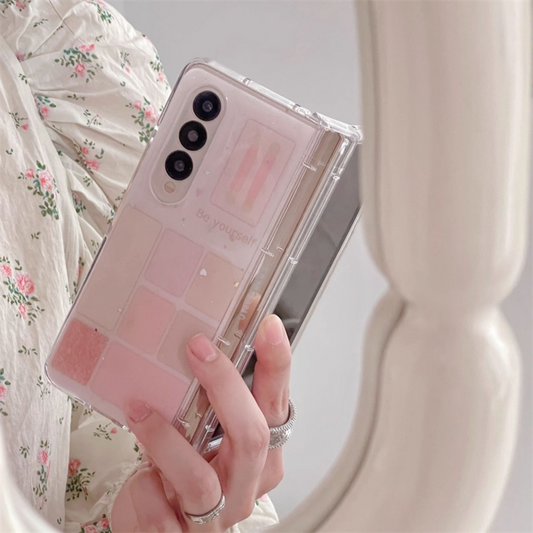 Galaxy Z Fold Protective Case - Eyeshadow Palette Inspired Design