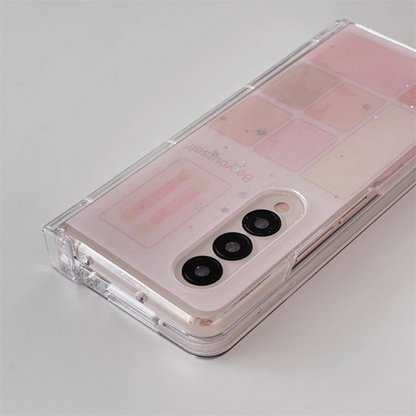 Galaxy Z Fold Protective Case - Eyeshadow Palette Inspired Design