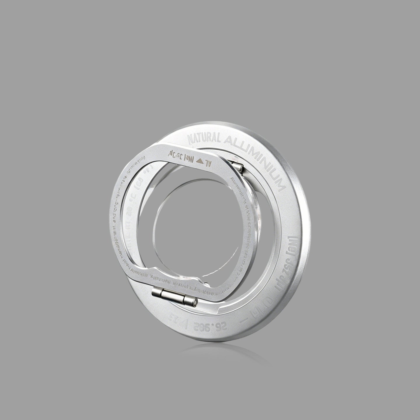 알루미늄 합금 자석 휴대폰 링 홀더, MagSafe 호환 기기용 360° 회전 멀티 앵글 스탠드