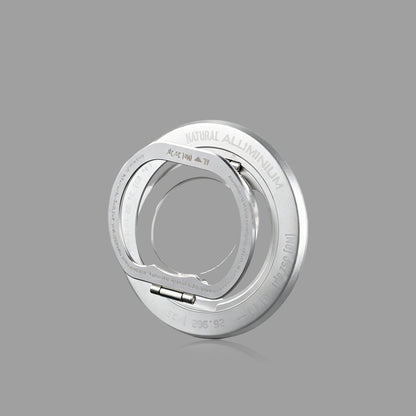 알루미늄 합금 자석 휴대폰 링 홀더, MagSafe 호환 기기용 360° 회전 멀티 앵글 스탠드