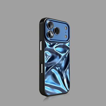 3Dウォーターリップル電気めっきiPhoneケース