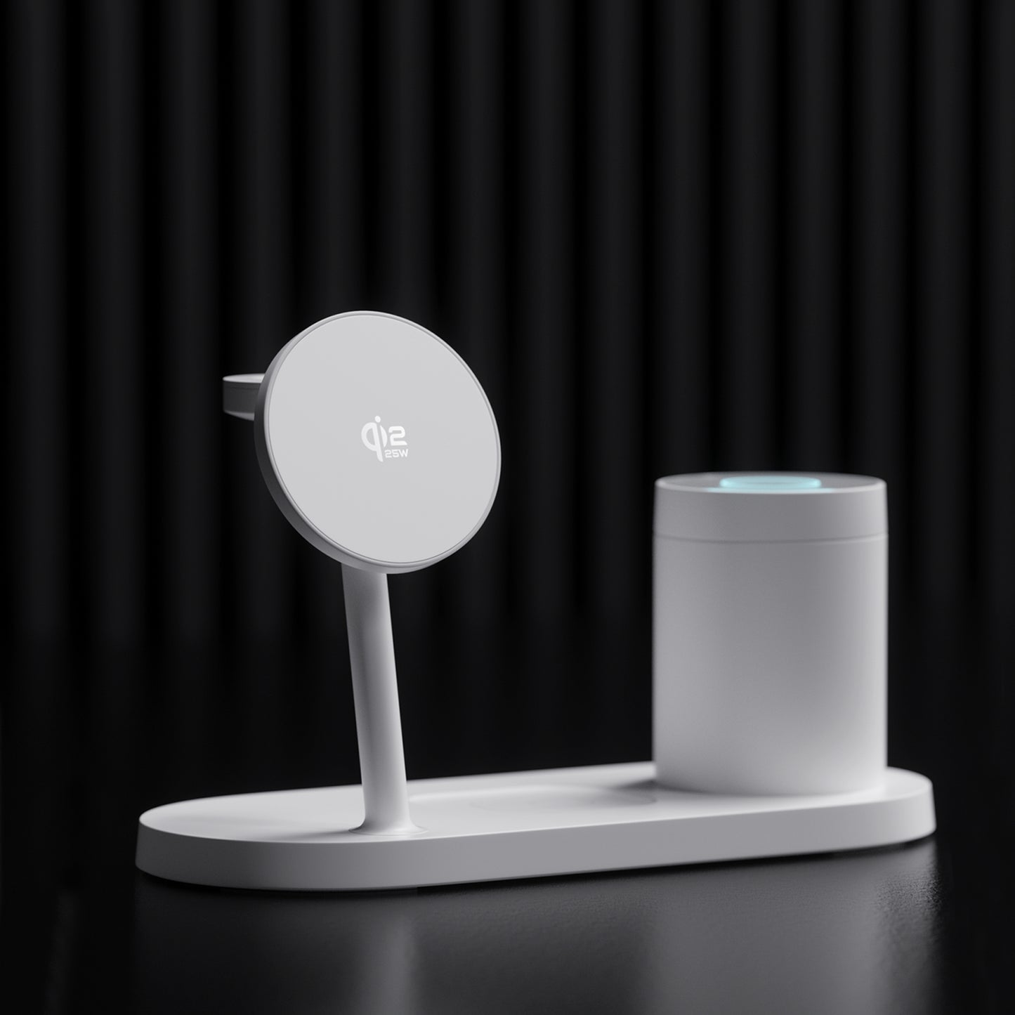 3 in 1 Magnetic Wireless Charging Station with Touch Night Light, MagSafe Charger Stand for iPhone, iWatch & AirPods