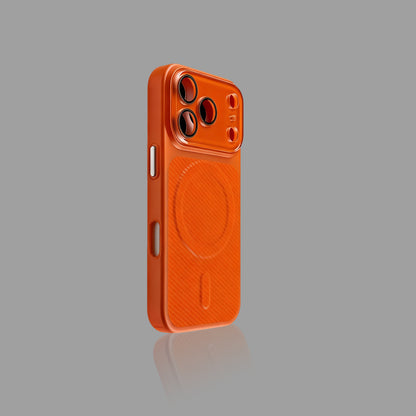 カーボンファイバー柄iPhoneケース、プレミアムマット仕上げ保護カバー