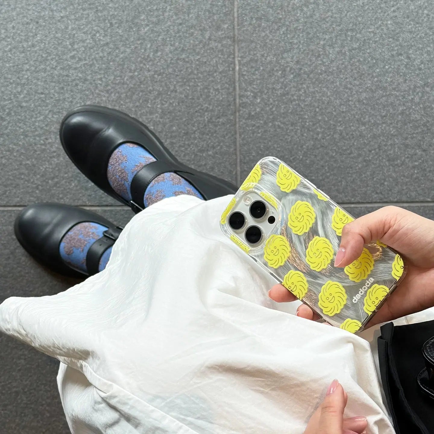 Laser Polarized Yellow Smile iPhone Case SEACASE