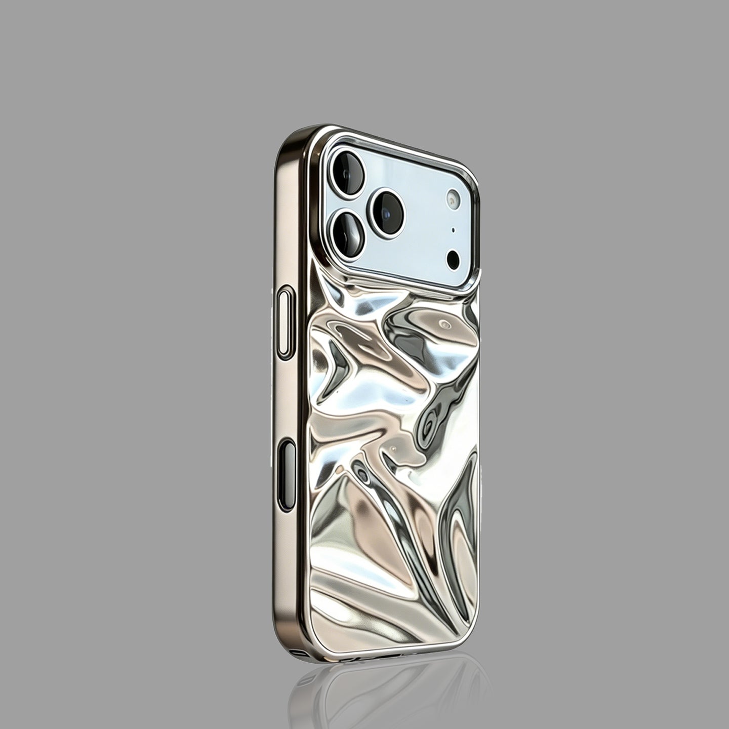 3Dウォーターリップル電気めっきiPhoneケース
