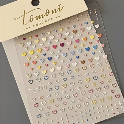 Clear Magnetic Card Holder for K-Pop Photocards, Star/Heart Sticker Options