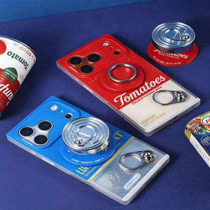 Canned Food MagSafe Phone Holder, Retro Can Lid Design Stand