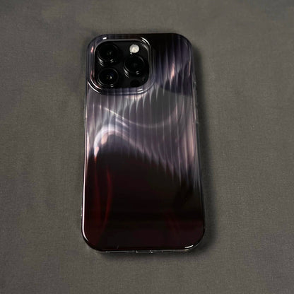 グラデーションストライプ光沢iPhoneケース