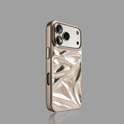 3Dウォーターリップル電気めっきiPhoneケース