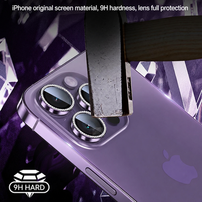 iPhone用ラインストーンカメラレンズプロテクター