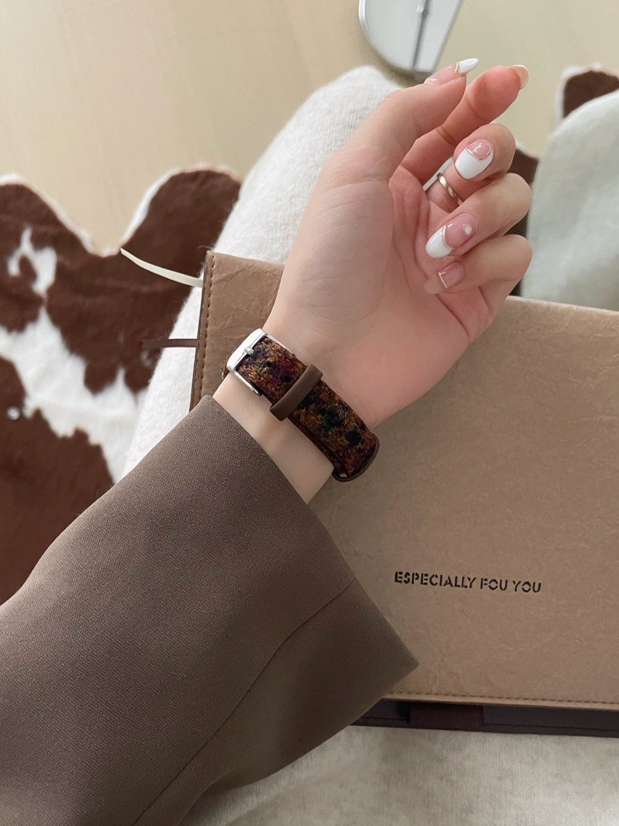 Classic Plaid Wool Watch Band for Apple Watch