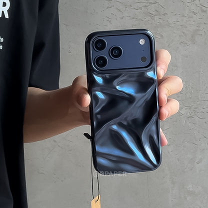 3Dウォーターリップル電気めっきiPhoneケース