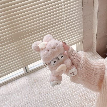 かわいいぬいぐるみウサギのAirPodsケース