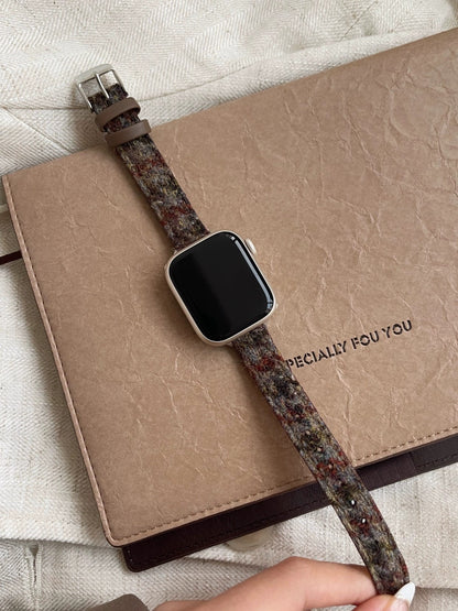 Classic Plaid Wool Watch Band for Apple Watch