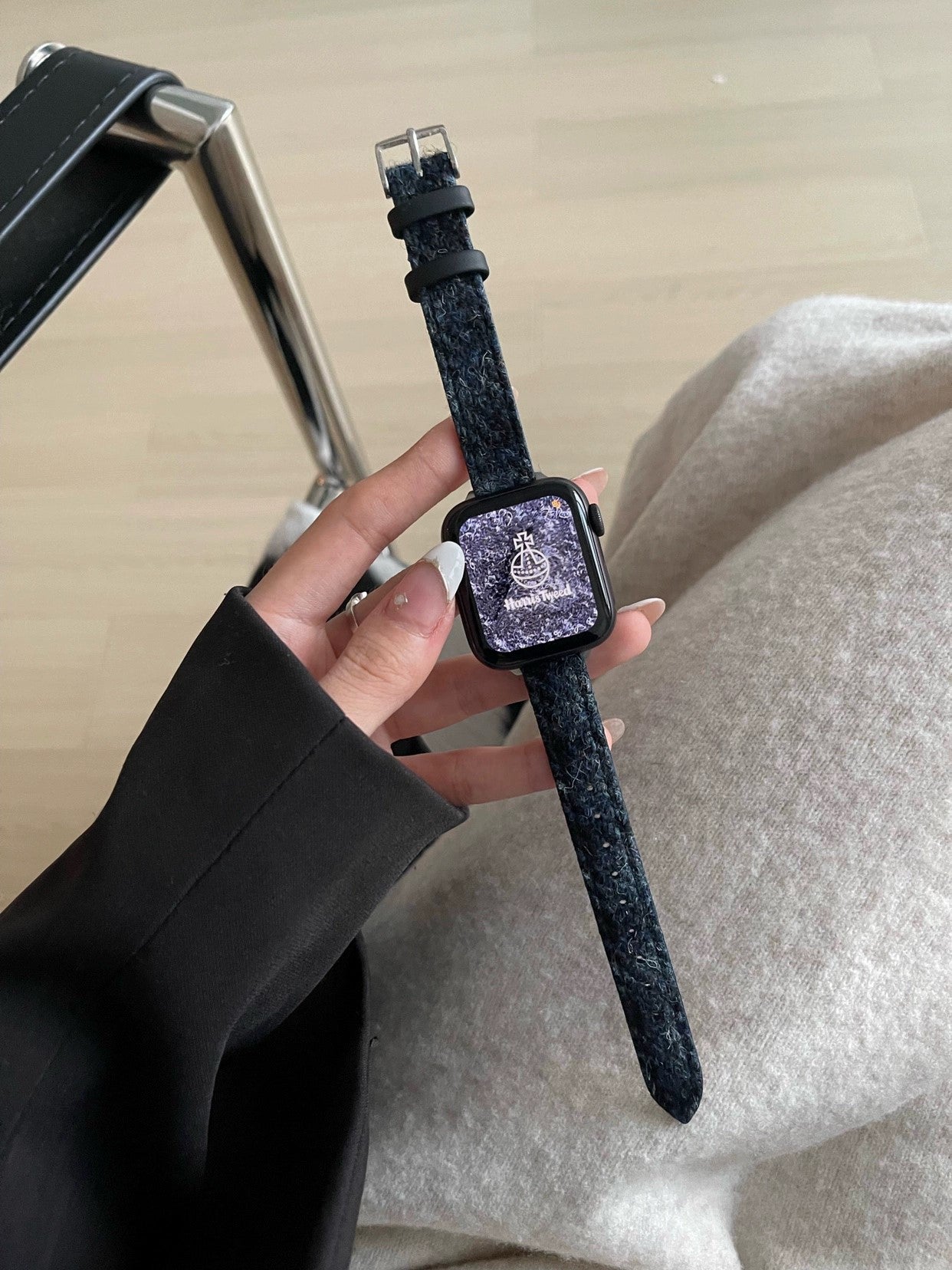 Classic Plaid Wool Watch Band for Apple Watch