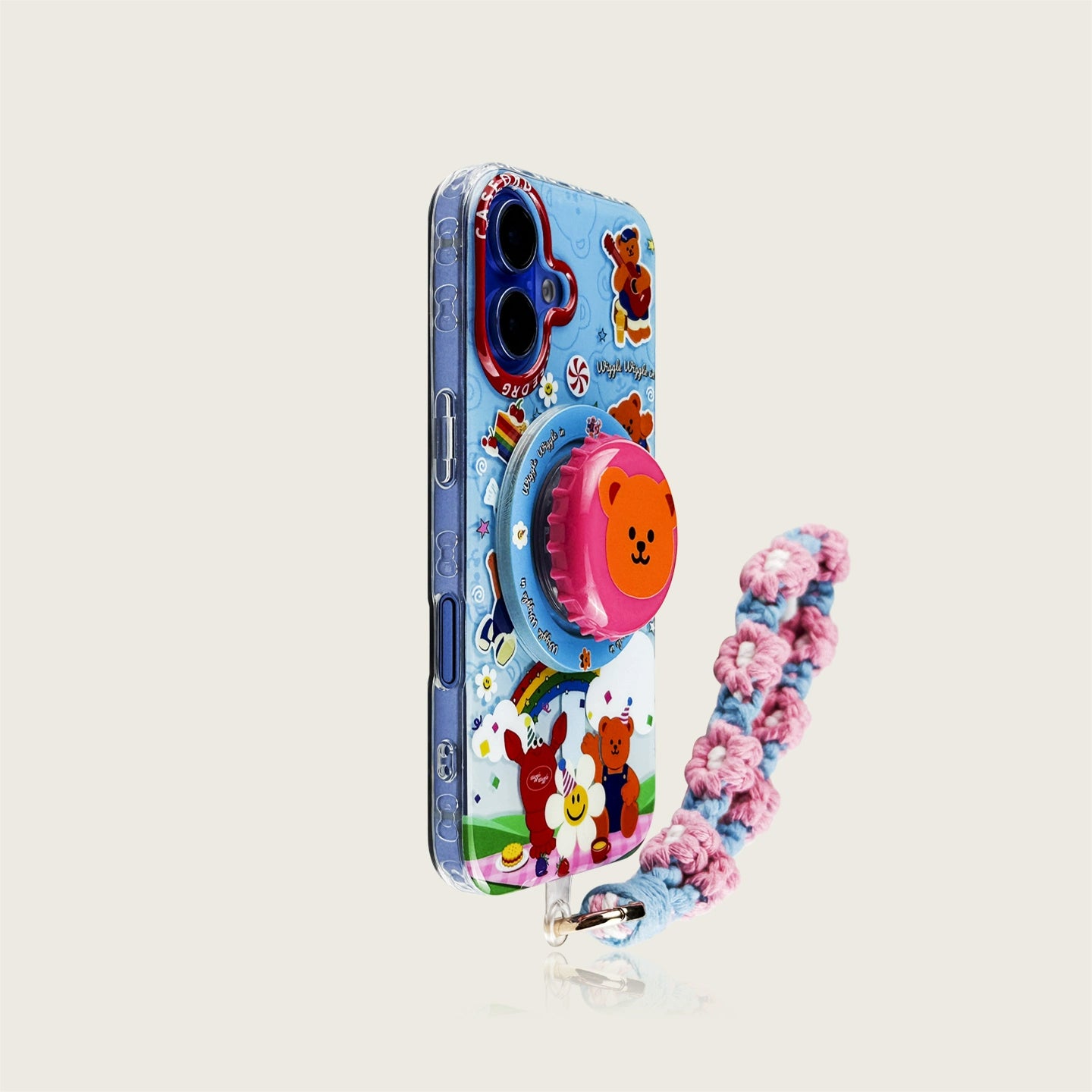 Cute Bear Donut Phone Stand