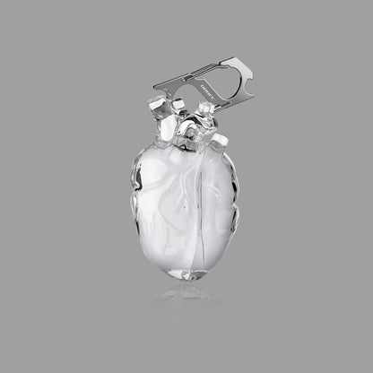 3D Heart Clear Silicone AirPods Case
