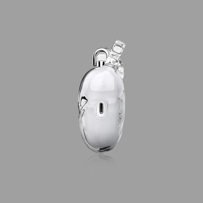 3D Heart Clear Silicone AirPods Case