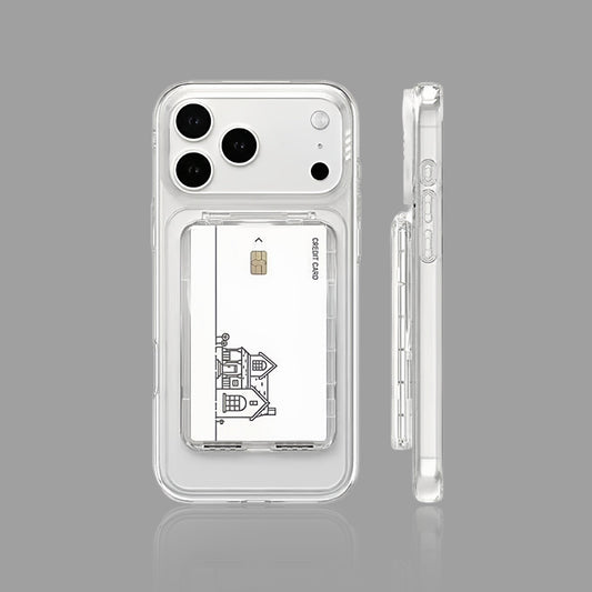 Clear Magnetic Card Holder for K-Pop Photocards, Star/Heart Sticker Options