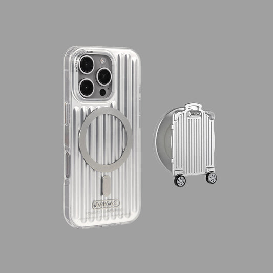 Luggage Style Corrugated Magnetic iPhone Case