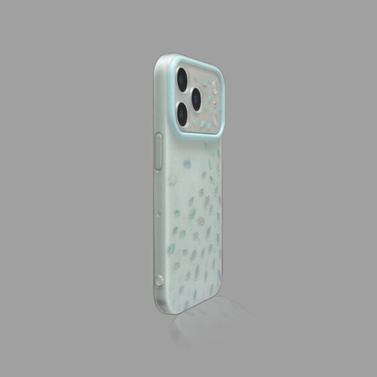 サマーブルー魚iPhoneケース 耐衝撃二層保護