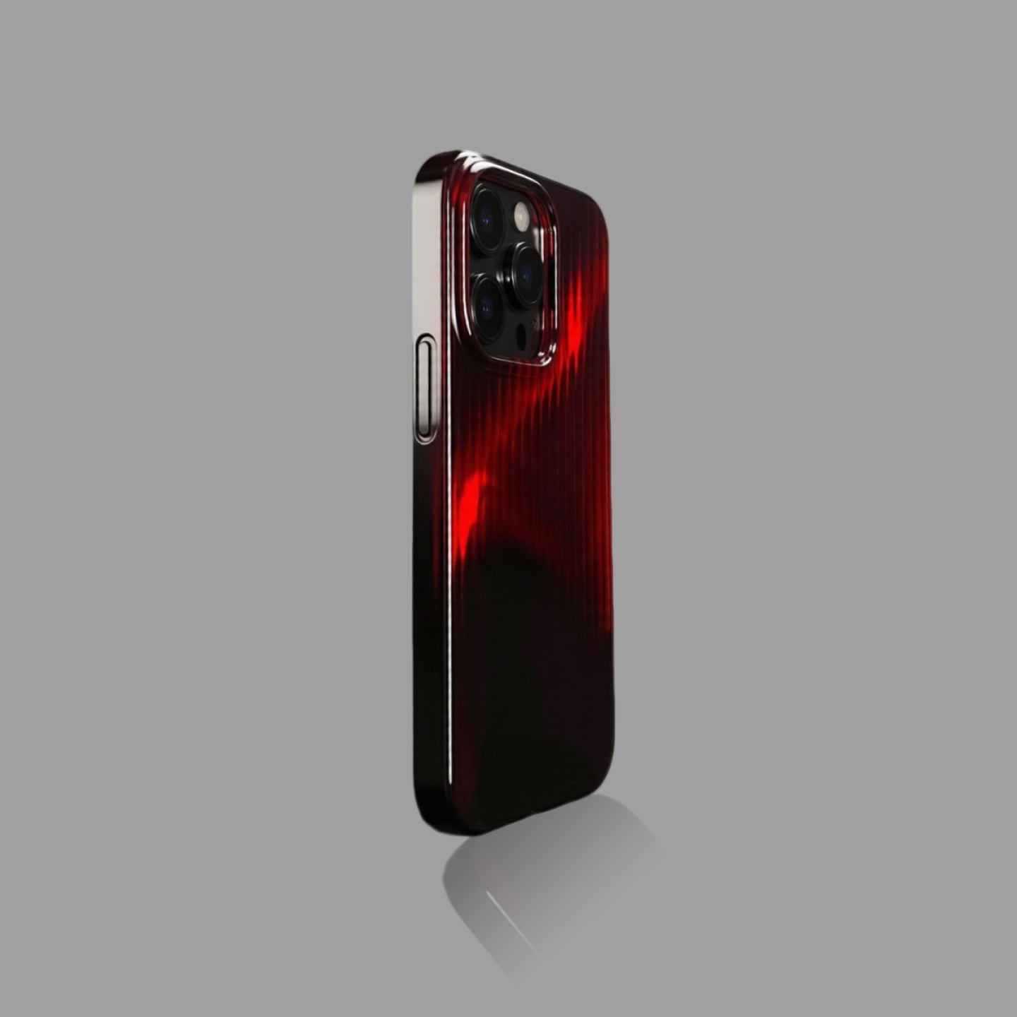 グラデーションストライプ光沢iPhoneケース