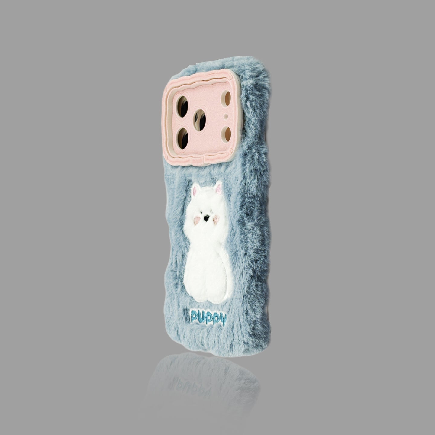 Cozy Fluffy Animal-Themed iPhone Case