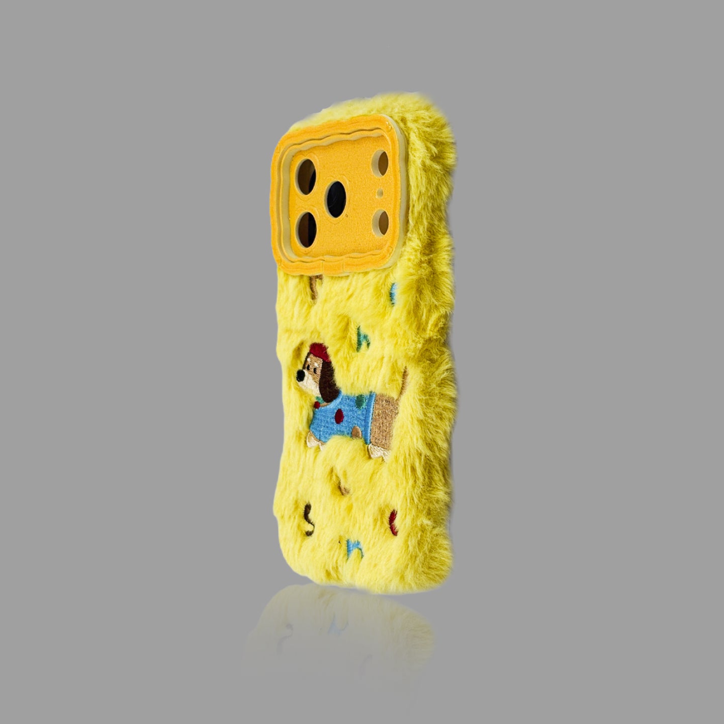 Cozy Fluffy Animal-Themed iPhone Case