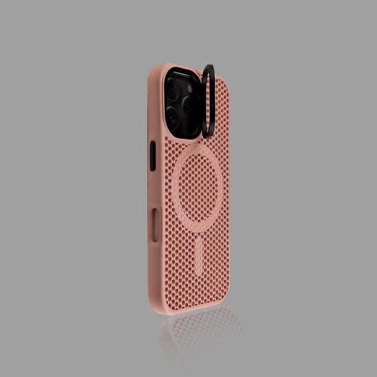 Breathable Heat-Dissipating Honeycomb Magnetic iPhone Case
