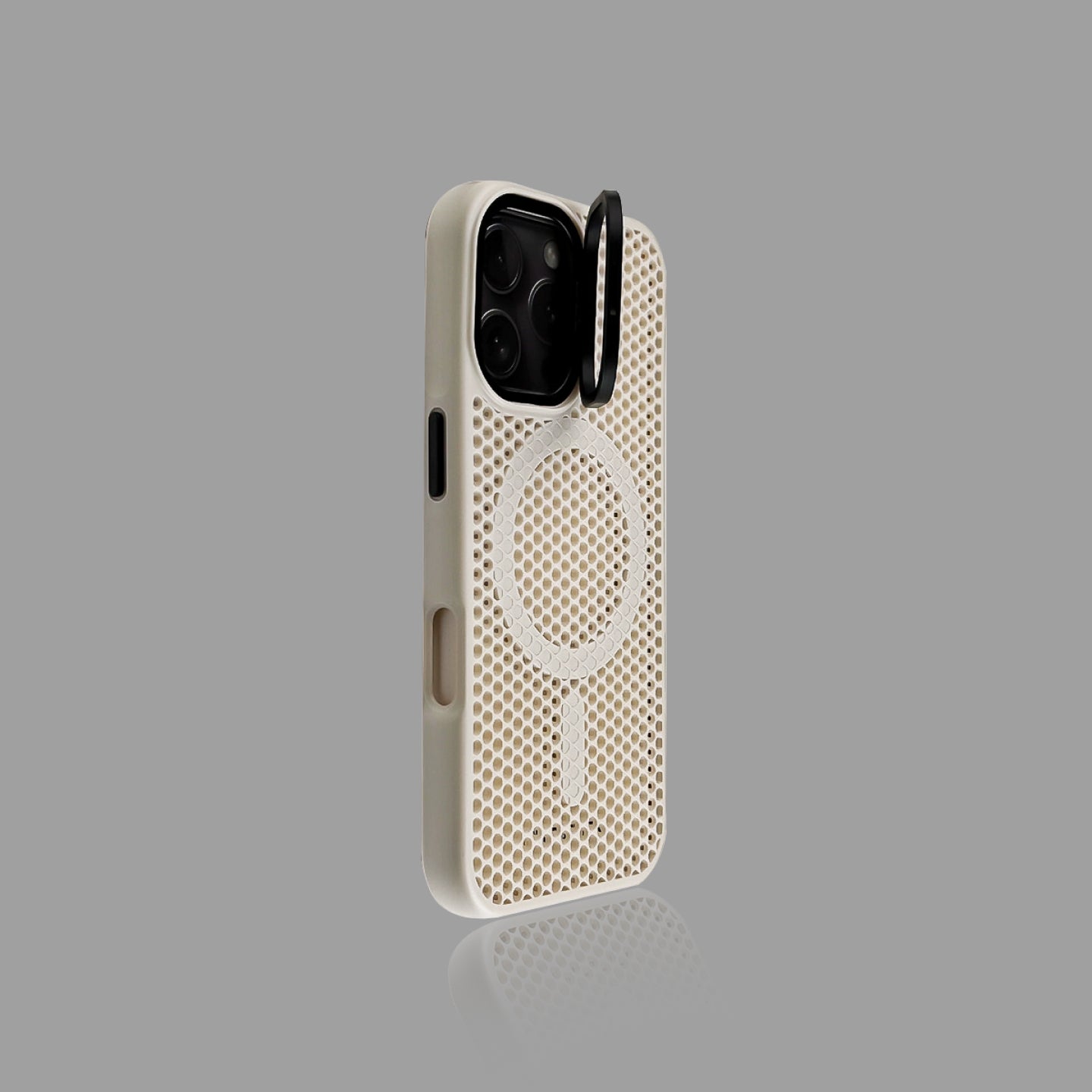 Breathable Heat-Dissipating Honeycomb Magnetic iPhone Case