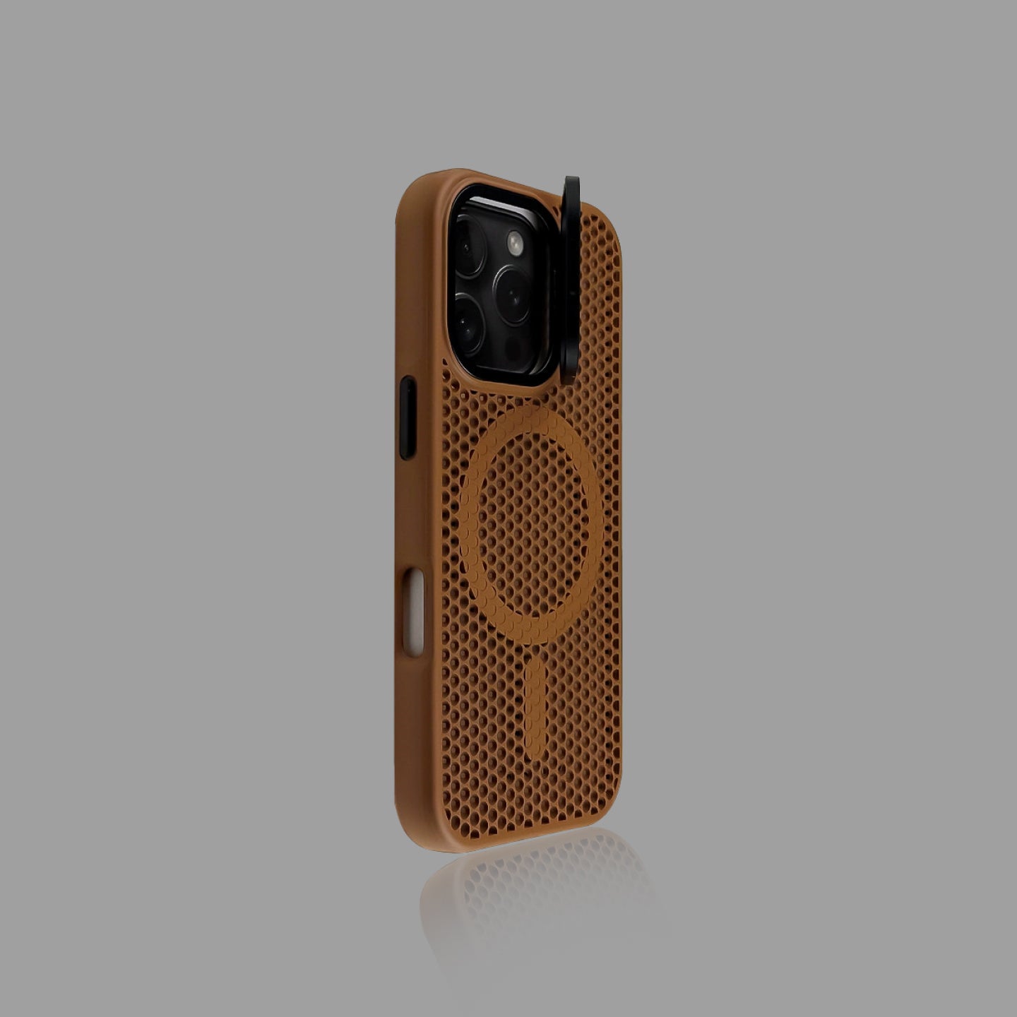 Breathable Heat-Dissipating Honeycomb Magnetic iPhone Case
