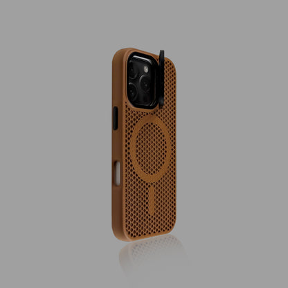 Breathable Heat-Dissipating Honeycomb Magnetic iPhone Case