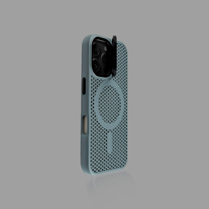 Breathable Heat-Dissipating Honeycomb Magnetic iPhone Case