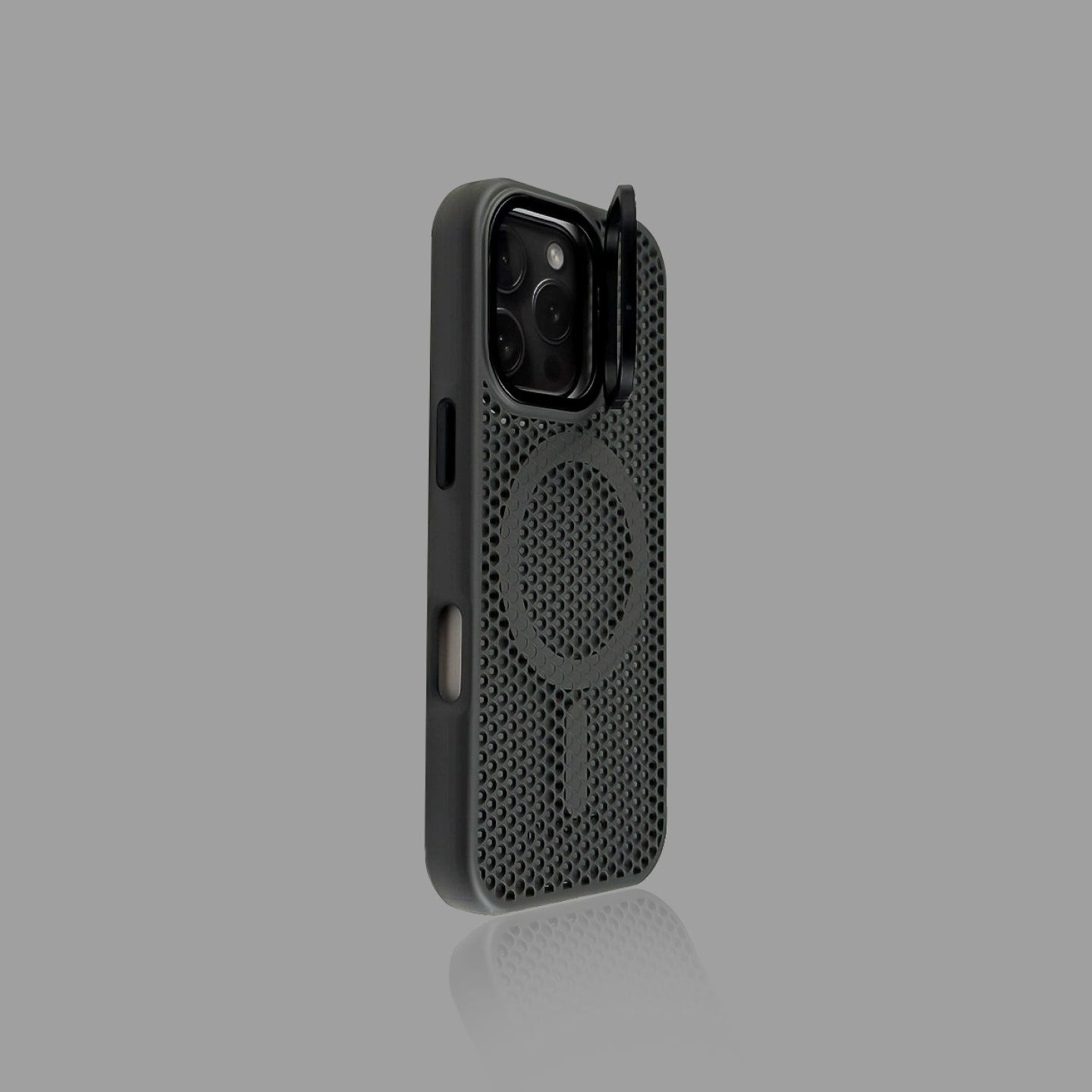 Breathable Heat-Dissipating Honeycomb Magnetic iPhone Case