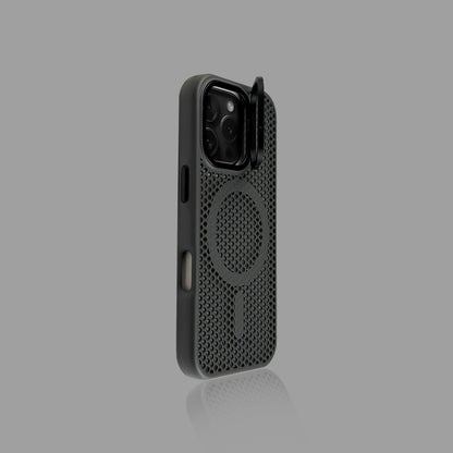 Breathable Heat-Dissipating Honeycomb Magnetic iPhone Case