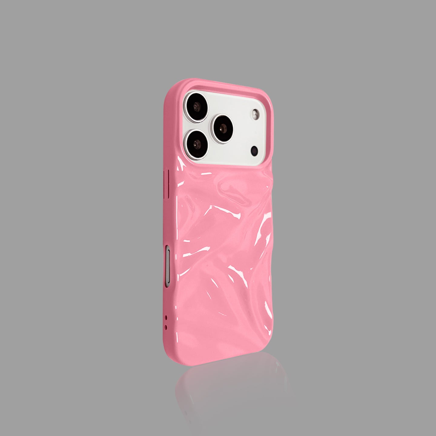 電気メッキマットウォーターリップルiPhoneケース