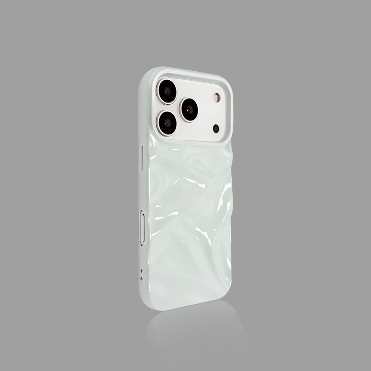 電気メッキマットウォーターリップルiPhoneケース
