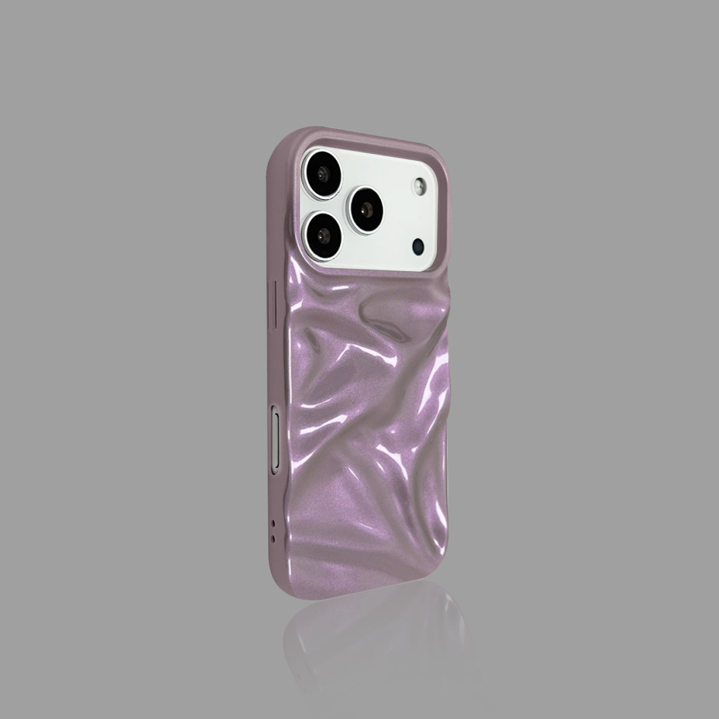 電気メッキマットウォーターリップルiPhoneケース